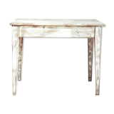 Patinated wooden console