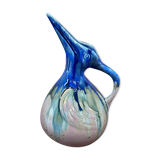 Pichet zoomorphe en grès émaillé par Gilbert Méténier à Gannat