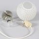 2-piece set Bubble Space Age opal glass ceiling lamps/ceiling lights by Rolf Krüger for Staff, Germany, 1970s.