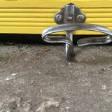 Yellow vintage coat holder