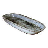 Large enamelled stoneware dish