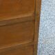 Oak craft cabinet with 5 drawers from the 1930s/1950s