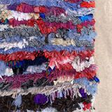 Moroccan carpet boucherouite colored - 75 x 152 cm