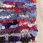 Tapis Marocain boucherouite coloré - 75 x 152 cm
