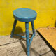 Tripode bleu vintage