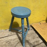 Vintage blue tripod