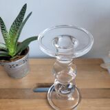 Glass candlestick