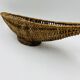Vintage elongated wicker basket