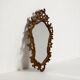 Miroir mural vintage style baroque / rococo avec cadre en bois