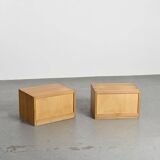 Pair of bedside tables by Maison Regain, 1970s