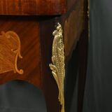 Mahogany Games Table, Louis XV/Louis XVI Transition Style – Late 19th Century