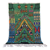 Tapis berbère naturel artisanal 2.5x1.5 m