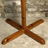 coat rack on foot in solid pine 6 hooks made in Sweden