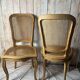 Set of 3 antique caned chairs – Louis XV style