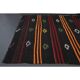 1970s Vintage Turkish Oushak Handmade Wool Cotton Brown Runner Rug 142x413
