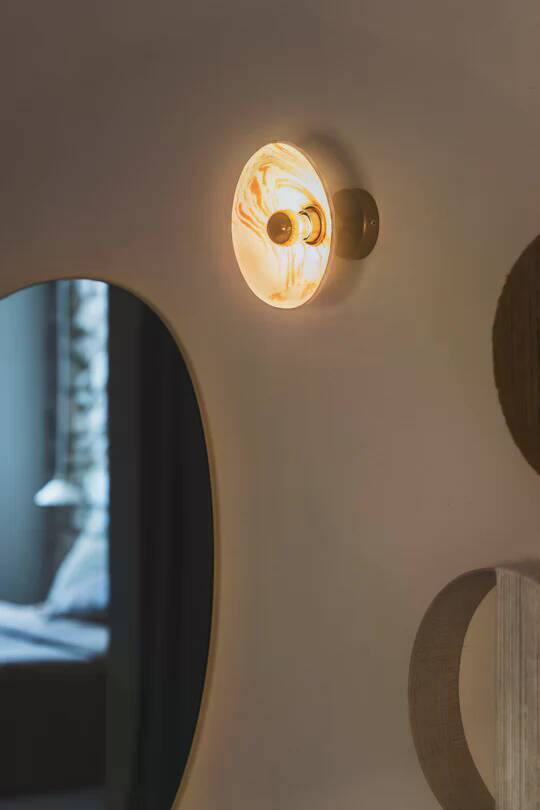 LISETTE - Glazed mixed earth - Wall light