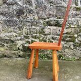 Handcrafted pine chair