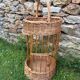 Vintage wicker aperitif basket