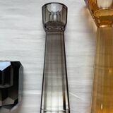 4 designer candle holders in colored glass