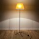 Design floor lamp 50s wired metal foot
