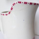 Gien ironstone pitcher jug, Tangier model 210796