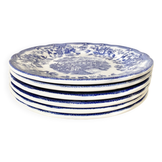 English dessert plate