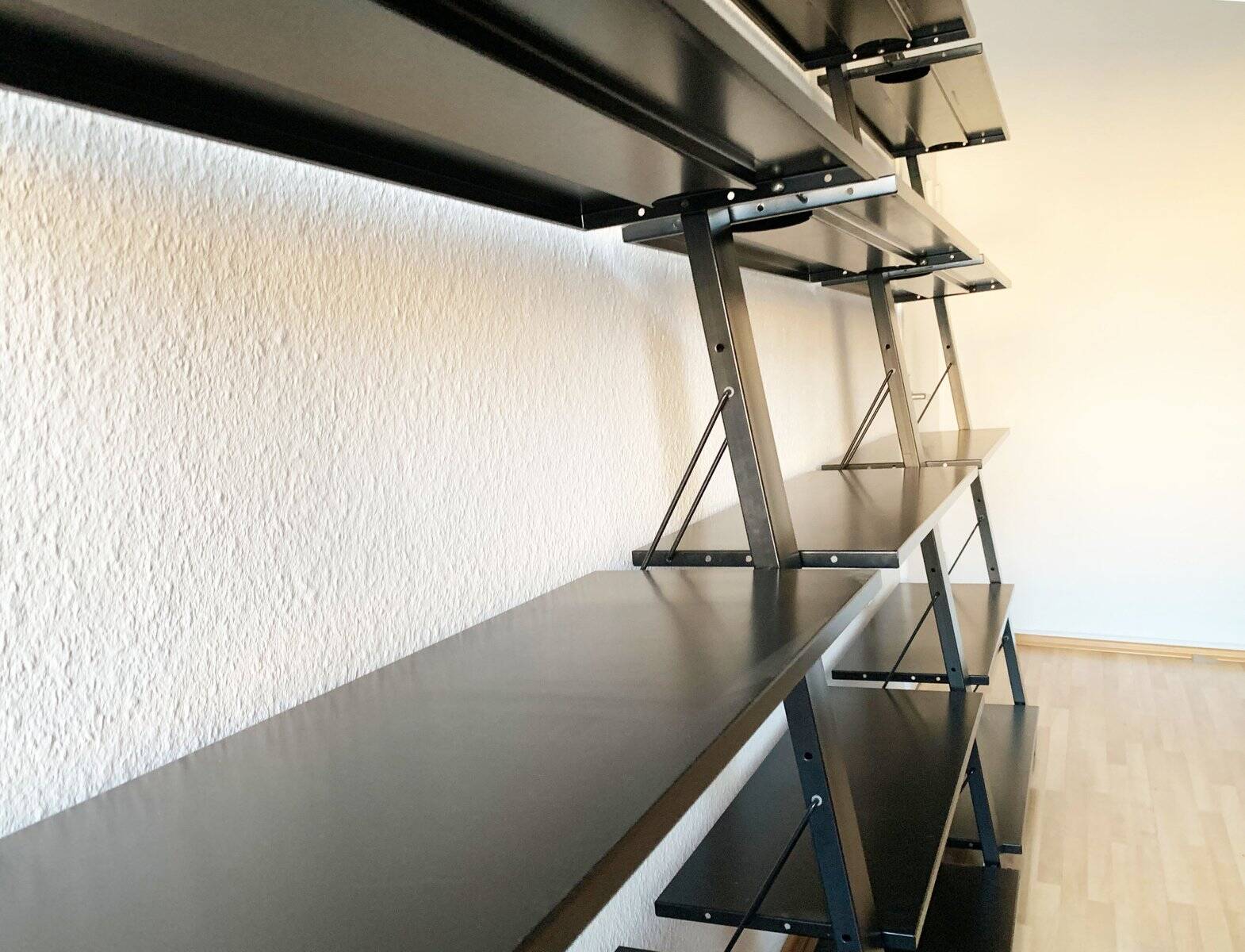 Postmodern Italian graffiti shelf by Rodney Kinsman for Bieffeplast