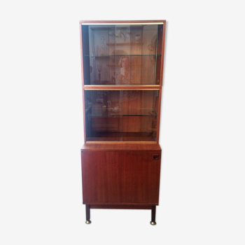 Bookcase in teak, André Montois 1950-60