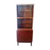 Bookcase in teak, André Montois 1950-60