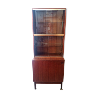 Bookcase in teak, André Montois 1950-60
