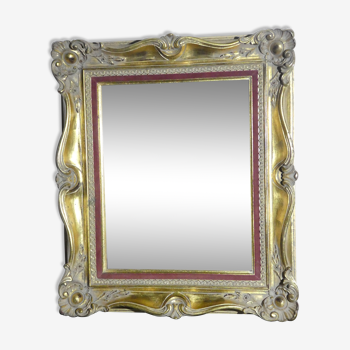 Golden mirror 37x43cm