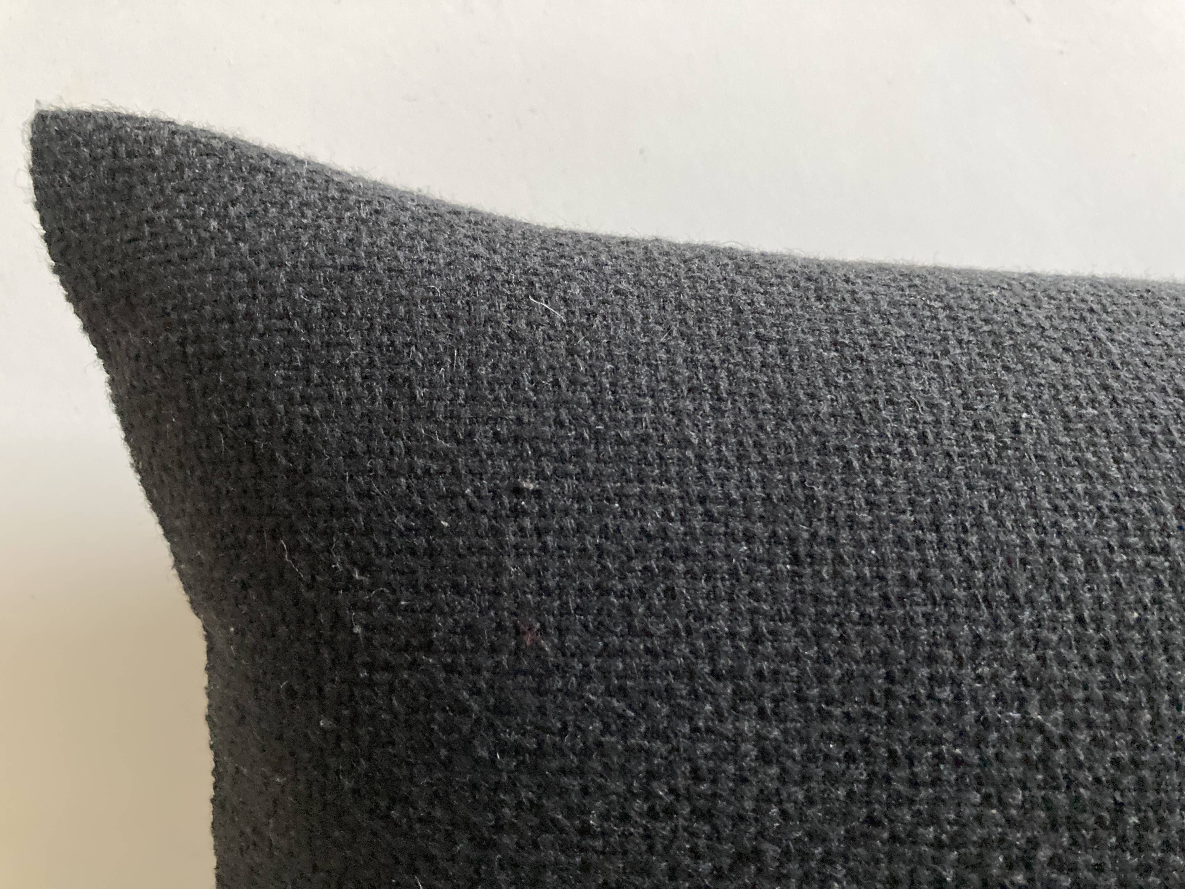 Nearby wool matt cushion Kvadrat black