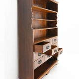 Shelf, exotic drawer library