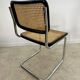 Old black caned chair Cesca B32 design Marcel Breuer 1970 Made in Italy vintage