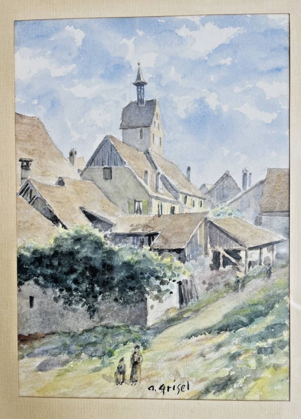 Watercolor – signed A. GRISEL