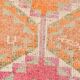 3x13 Soft Orange Wool Runner Rug, Traditional Nomadic Weave, 83x392Cm