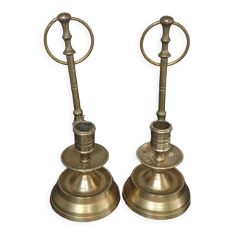 Set of two candle holders