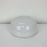 Vitouver opaline ball wall lamp, vintage half sphere