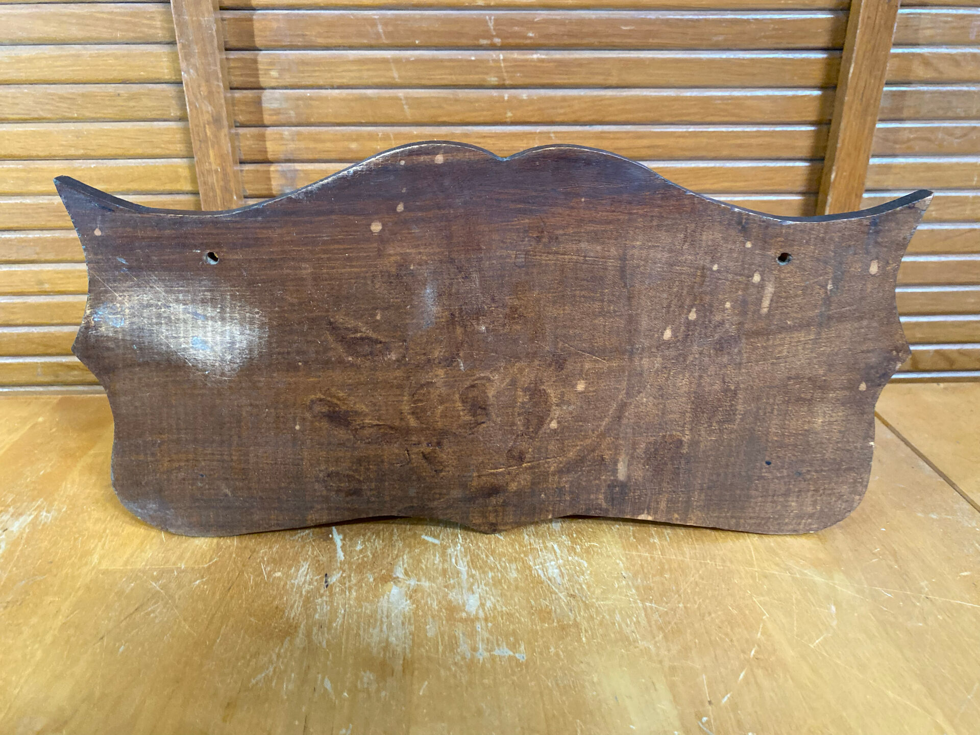 Etagère Ancienne Rangement Épices Bois Deco Cuisine Vintage #E521