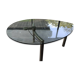 Extendable glass table for 6/8 people Policheto Hoccia