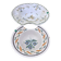 Two earthenware beard dishes – Moustiers and East of France