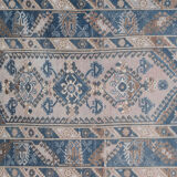 Tapis bleu turc Oushak 110 x 181 cm