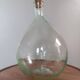 Dame-Jeanne, vintage carboy 6 liters transparent blown glass