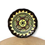 Decorative plate Faïencerie St Jean de Bretagne 1960