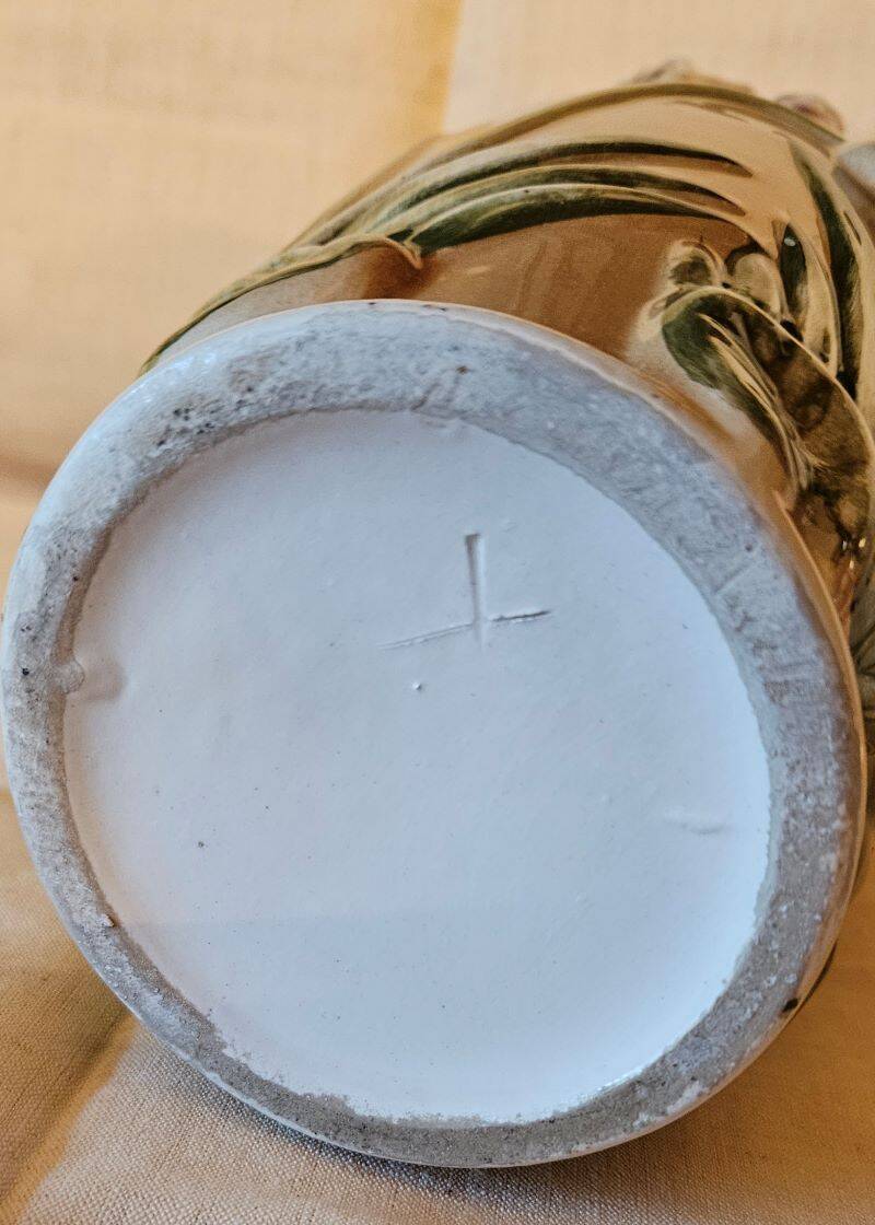 Art Nouveau Iris Vase Saint Clement Earthenware