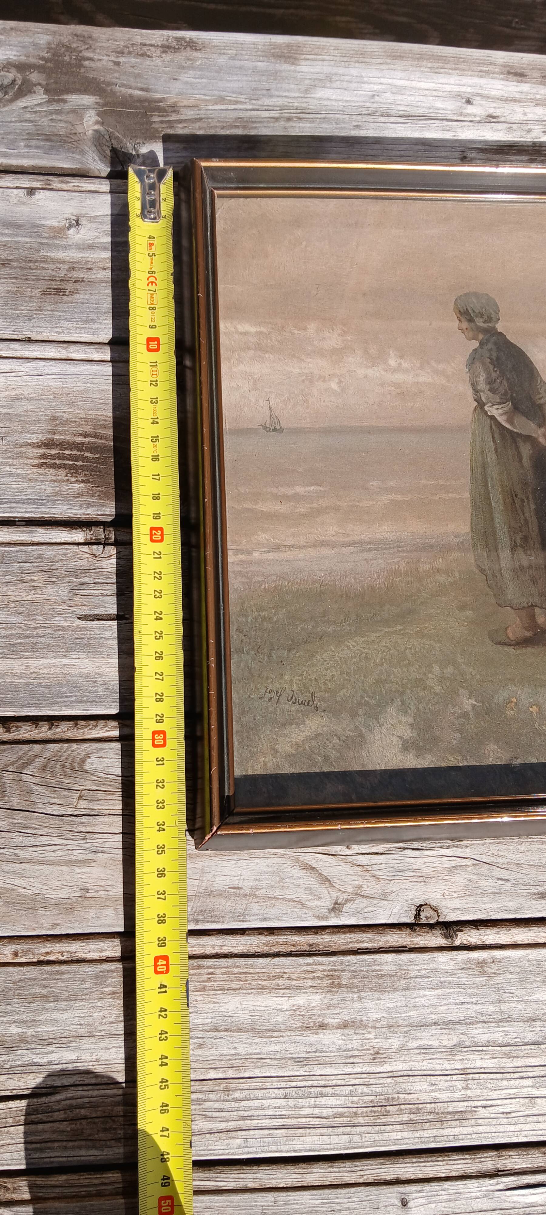 copy of the painting by Jozef Israël