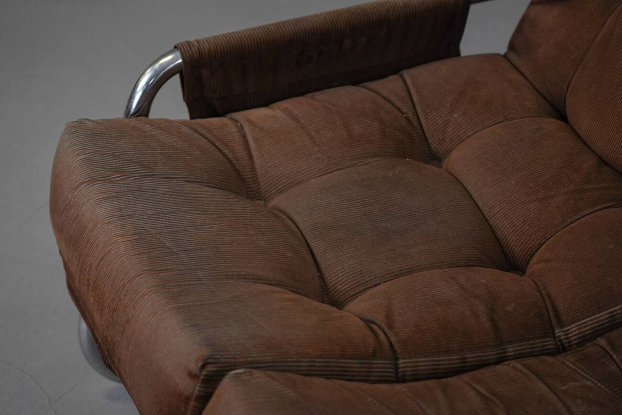 Mid-century armchair and sofa set by Gillis Lundgren Ikea Sweden 1970s