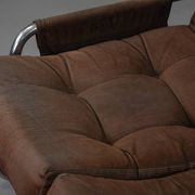Mid-century armchair and sofa set by Gillis Lundgren Ikea Sweden 1970s