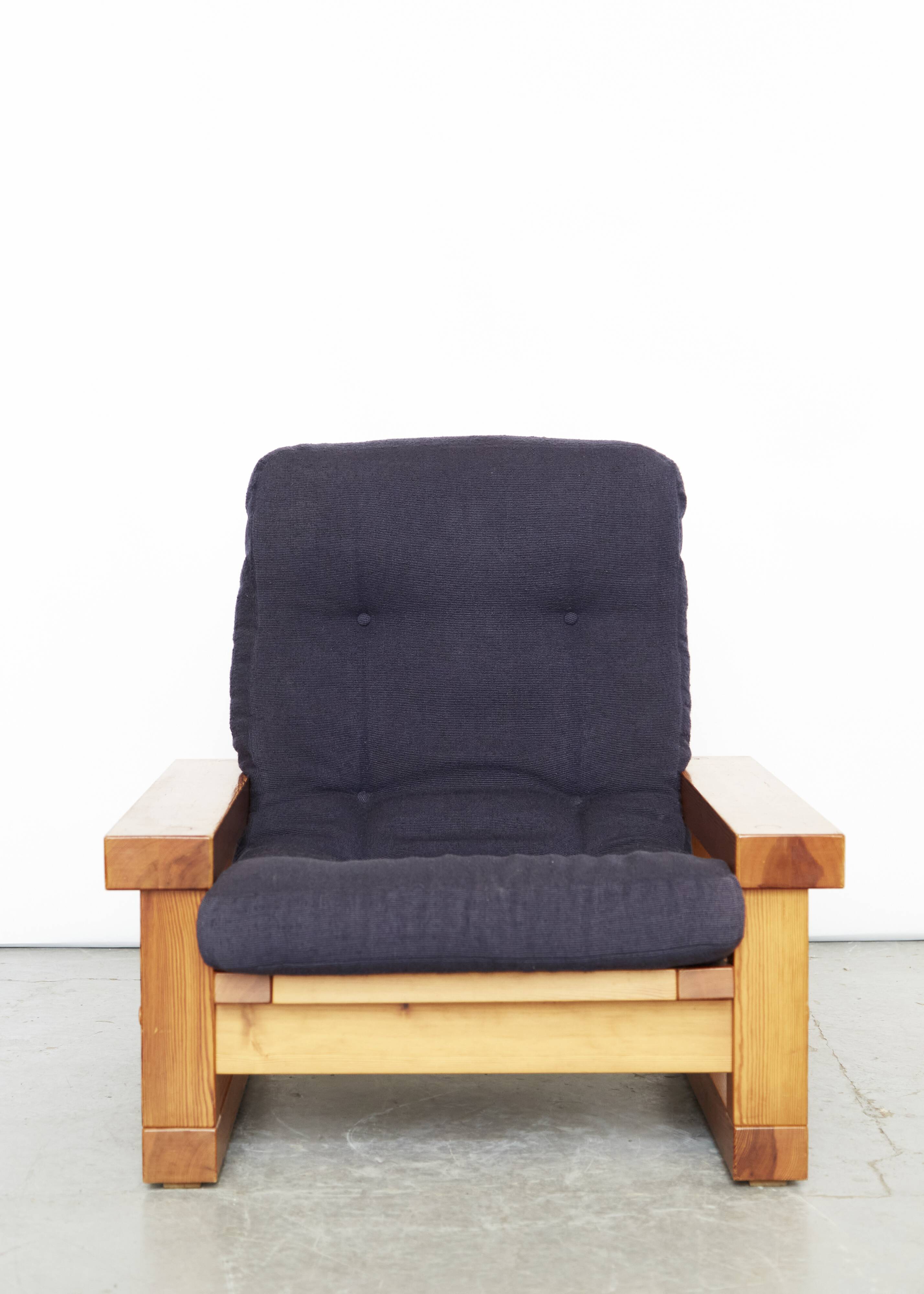 Christer Lundén "Patron" Lounge Chair & Ottoman for Broby Nya Möbler AB