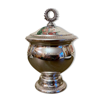 Empire silver metal sugar bowl